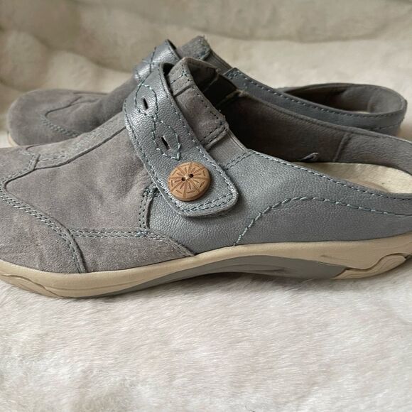 Earth Spirit leather gray slide on comfort casual mule size 10 - Picture 8 of 8